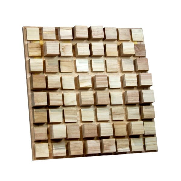 Akustik Wand Diffusor City 64 mit 60 x 60 x 7cm