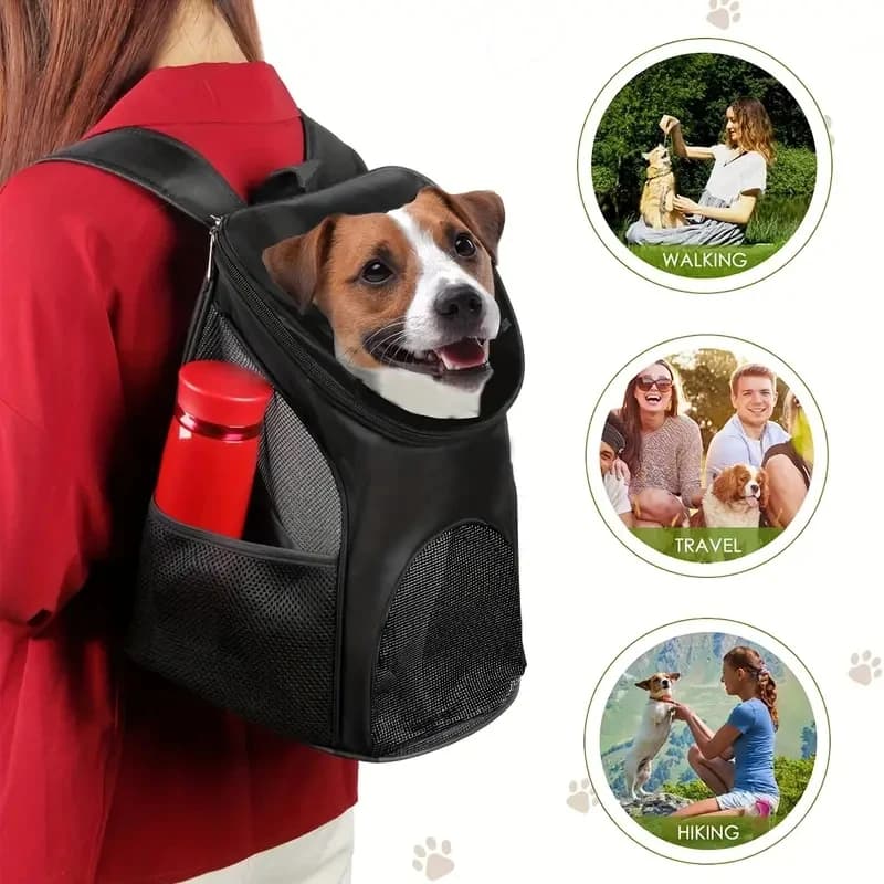 Haustier träger Rucksack zum Gehen, Wandern atmungsaktiver Rucksack Katzen tasche für Traver Transport