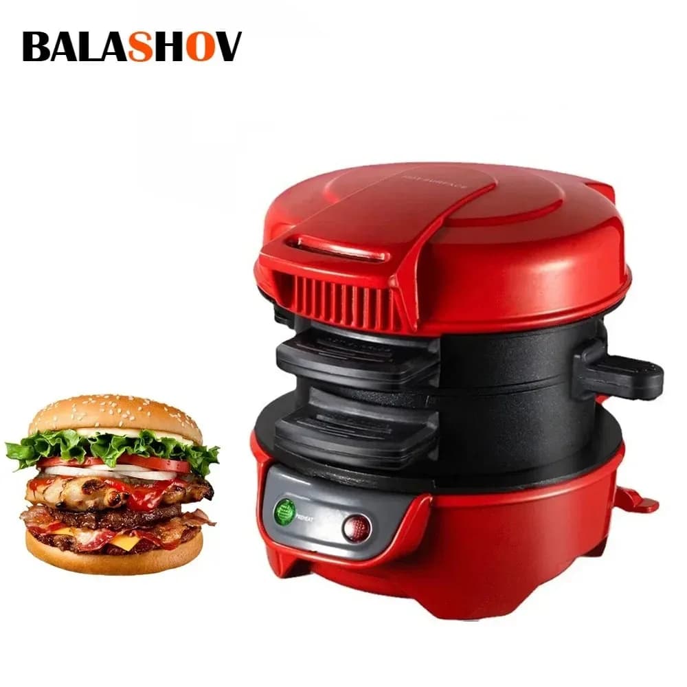 220V Haushalt Frühstück Burger Maschine Hamburg Sandwich Maker Brot Muffin Maker Nicht Maker Stick Platten Elektrische Burger Maker