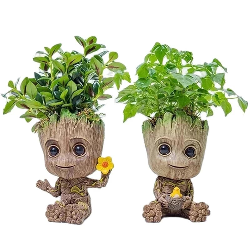 Home Dekoration Handwerk Miniatur Modell Büro Desktop Display Cartoon Groot Figuren Handwerk Dekor Baum Mann Ornament 5CM