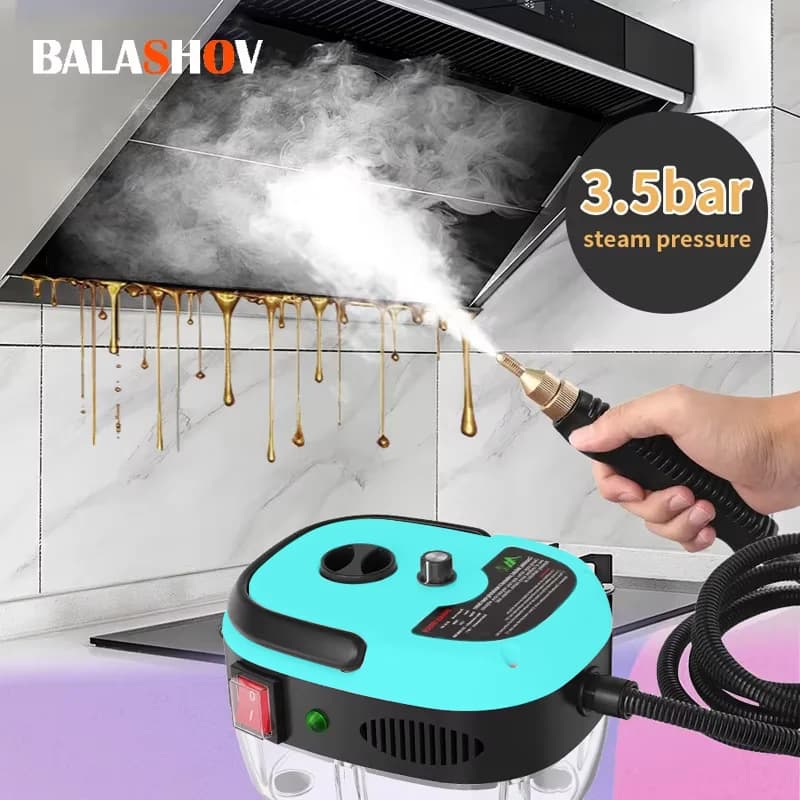 2500W Dampfreiniger 220V EU-Stecker Hochtemperatur-Sterilisations-Druckstrahlreiniger für Haus, Auto, Küche, Klimaanlage
