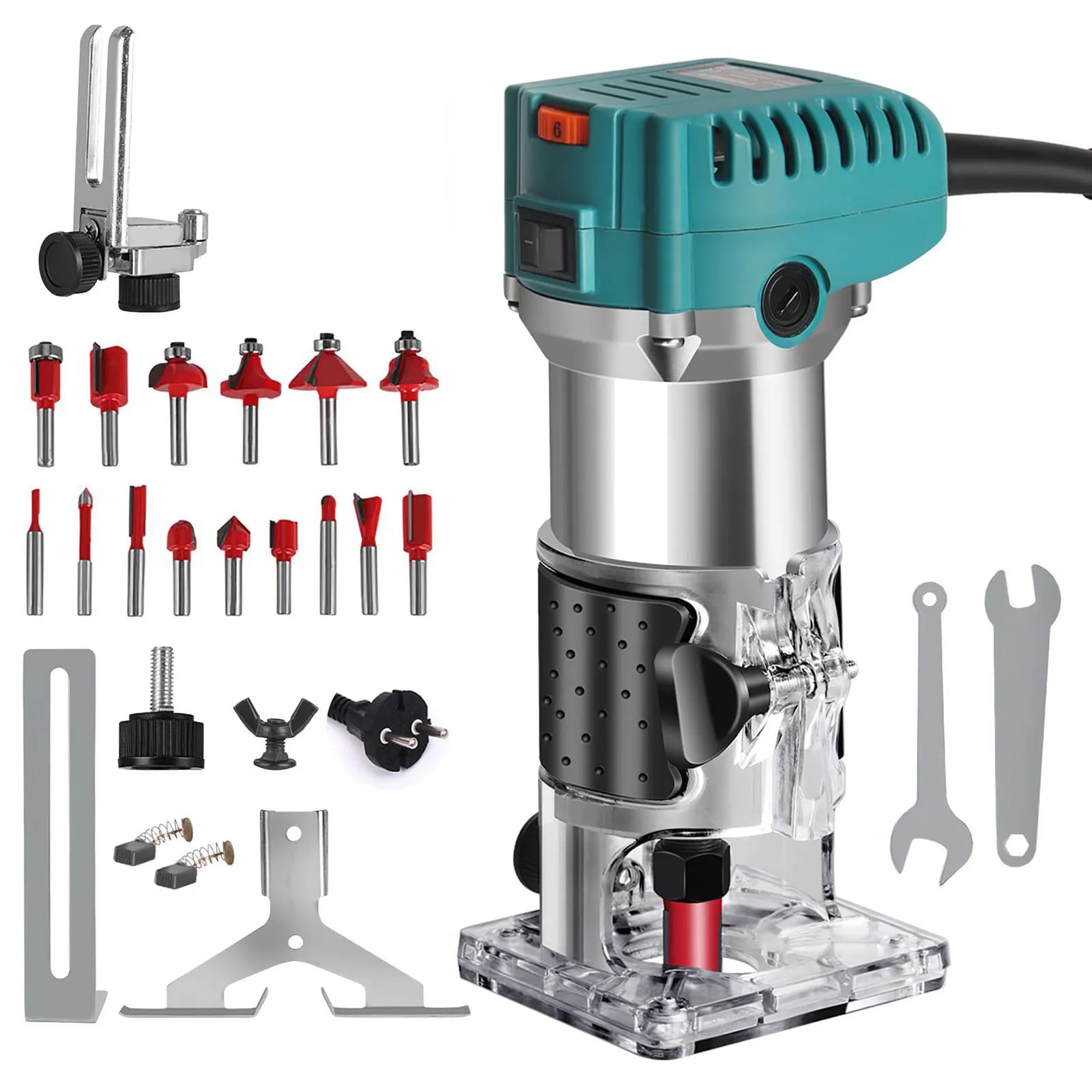 1380 W Elektrische Holz Router Elektrische Trimmer Holzbearbeitung Fräsen Gravur Schlitzen Trimmen Maschine Carving Router Werkzeug