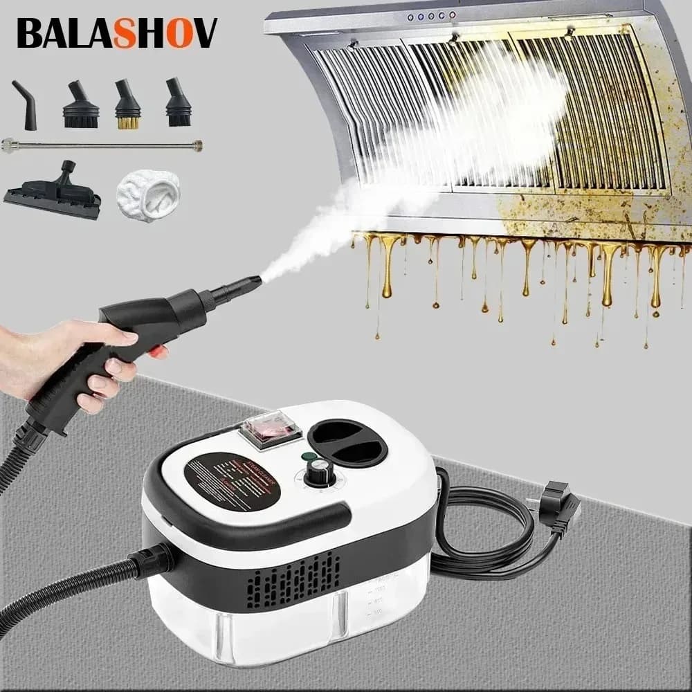Handgehaltener Dampfreiniger mit Hoher Temperatur für Klimaanlagen, Dunstabzugshauben, Autos, Boden und Mehr, 220V