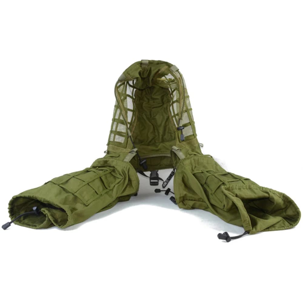 Militärische Verkleidung Sniper Ghillie Mantel Outdoor Camo Viper Hood Umhang Kampf Schießen Jagd Anzug Woodland Sackleinen String Kleidung