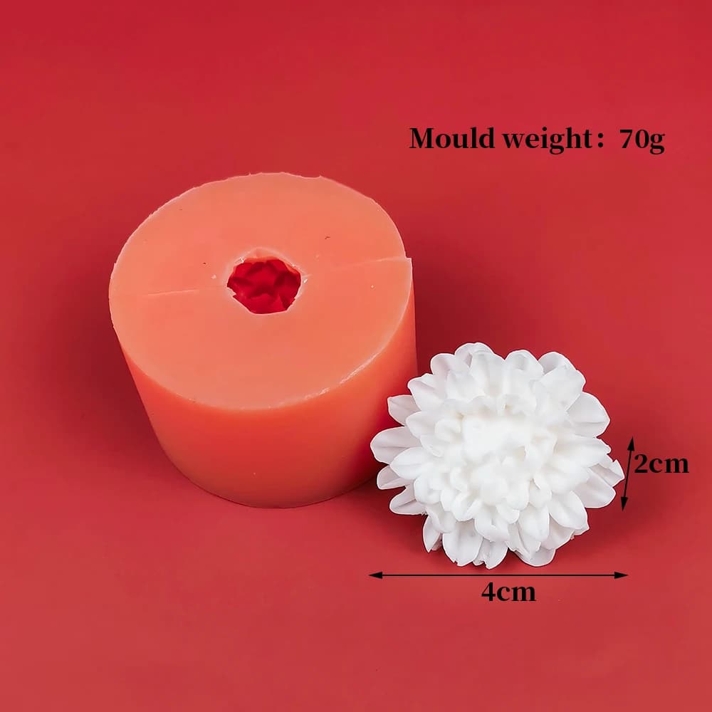 DIY Blume Form Silikon Chrysantheme Kosmos Orchidee Blume Dekoration Pflanze Seife Formen Blume Ball Kerze Formen Mak
