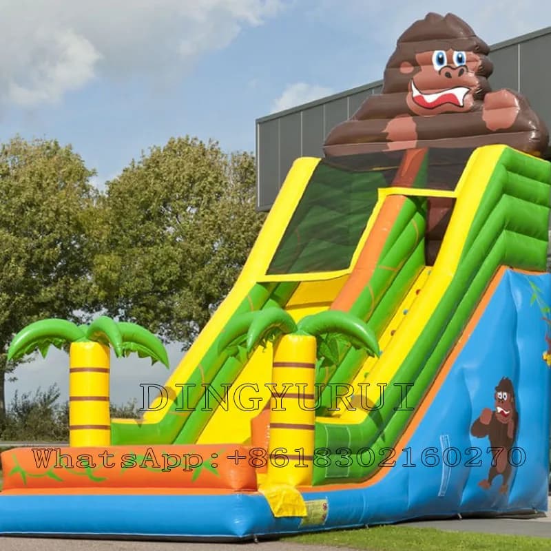 Aufblasbare Rutsche Groß für Draußen für Kinder |   Sicher & Umweltfreundlich |   Perfekt für Partys und Veranstaltungen |   Mehrere Designs