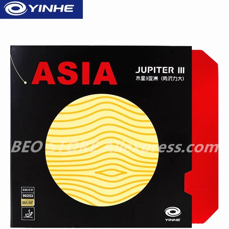 YINHE JUPITER 3 JUPITER III (Sticky, Attack & Loop, Forehand) Galaxy Tischtennis-Gummi-Ping-Pong-Schwamm