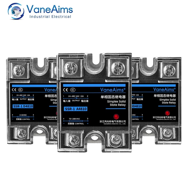 SSR-25DA SSR-40DA SSR-40AA Einphasiges Halbleiterrelais 10A 25A 40A 60A 80A 100A 120A DD DA AA-Modul zur Temperaturregelung