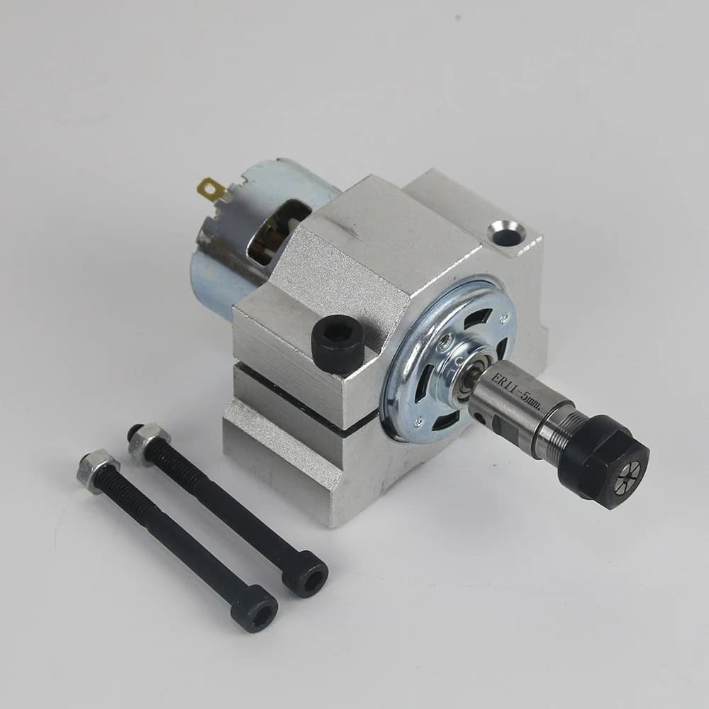 Großes Drehmoment 12000 Gleichstrom motor 12V-36V U/min CNC-Spindel motor Er11 Spann zangen futter 45mm Klemm getriebe motor für Gravier maschinen