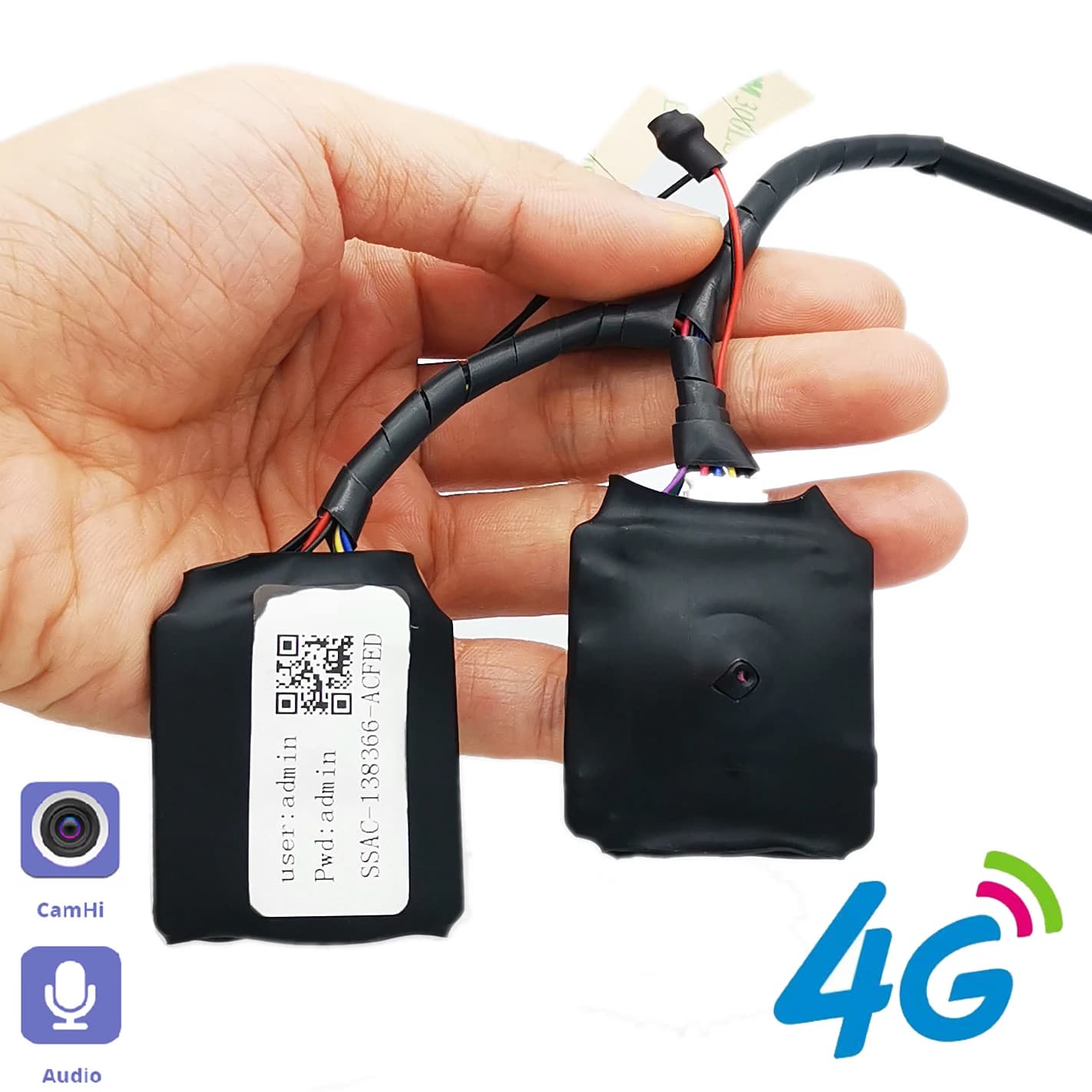 Camhi App DIY 3G SIM IP Kamera Modul 5MP IMX335 1920P Drahtlose Mini Batterie 4G Pin loch verdeckte Gebaut-in MIC Micro SD Card Slot