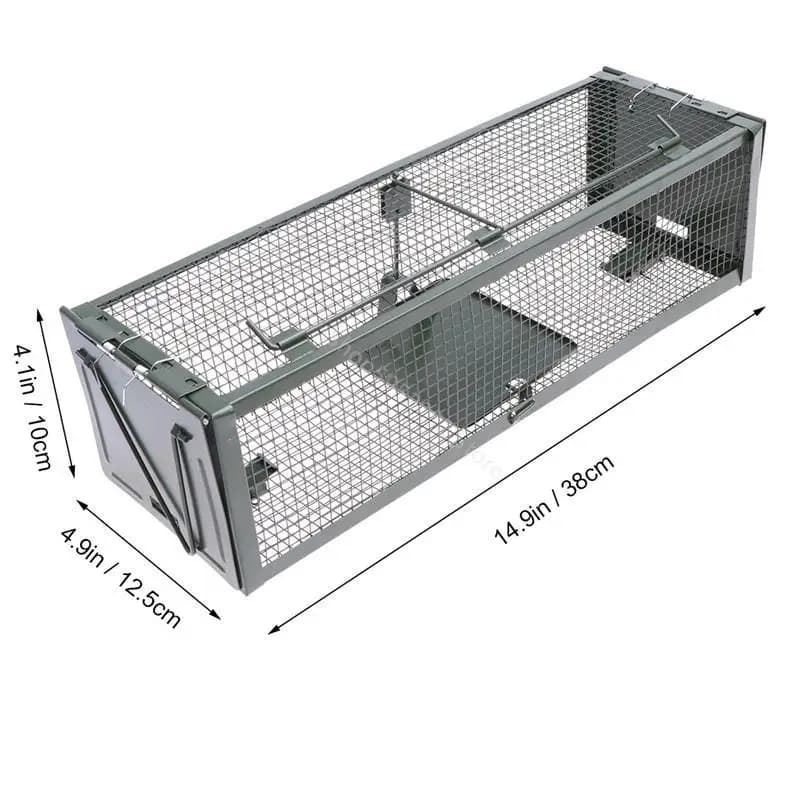 Humane Tier Live Käfig Ratte Käfig Falle Heimgebrauch Maus Catcher Live Nagetier-kontrolle Haushalts Military Grün Eichhörnchen Käfig (grün)
