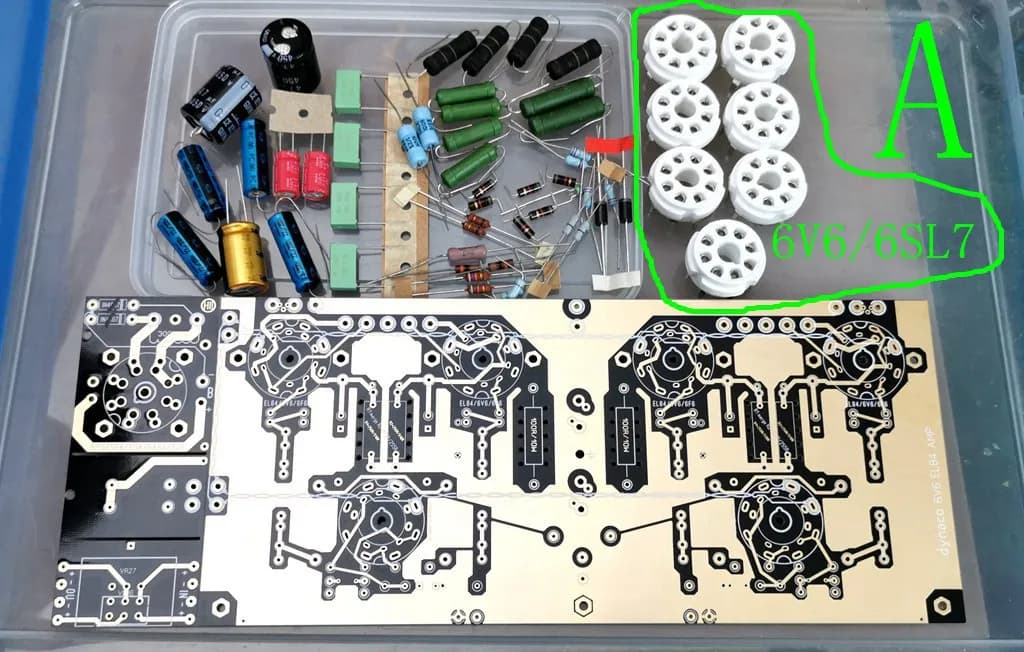 (A46) Amerikanischen Klassische Dalibao 6V6/EL84/10W Niedrigen Power Rohr Verstärker DIY Kit