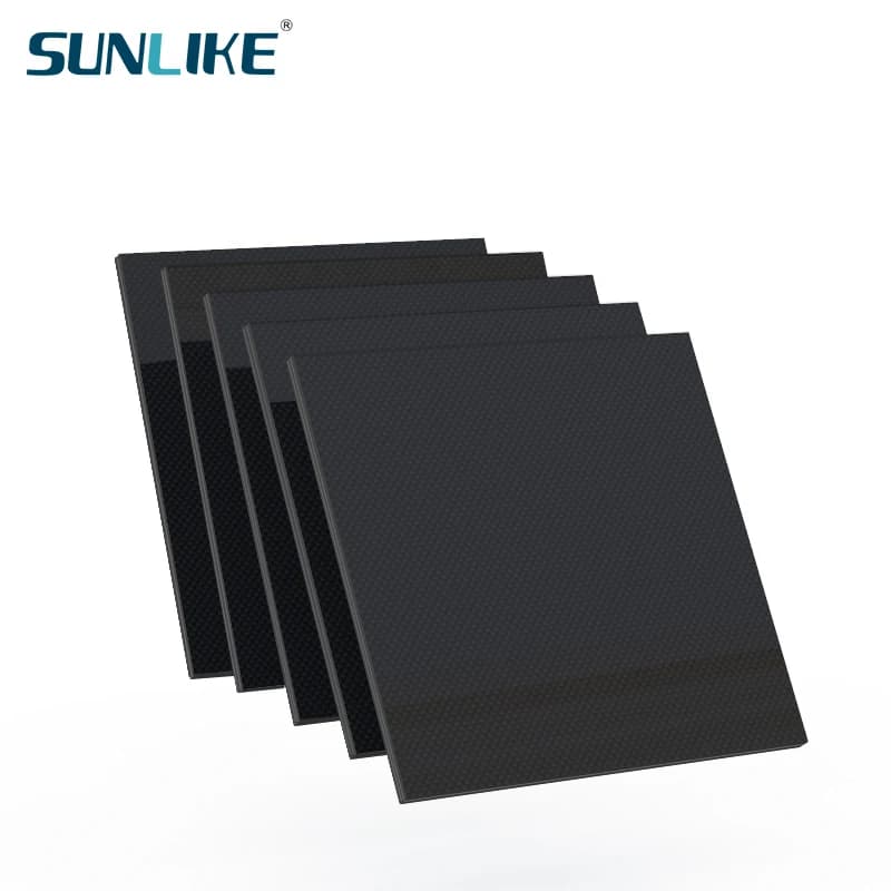 0,25-2,5 MM 500mm X500mm 100% Reine 3K Carbon Platte Panel Blätter Bord Fiberic Hohe Composite härte Material für RC Modell