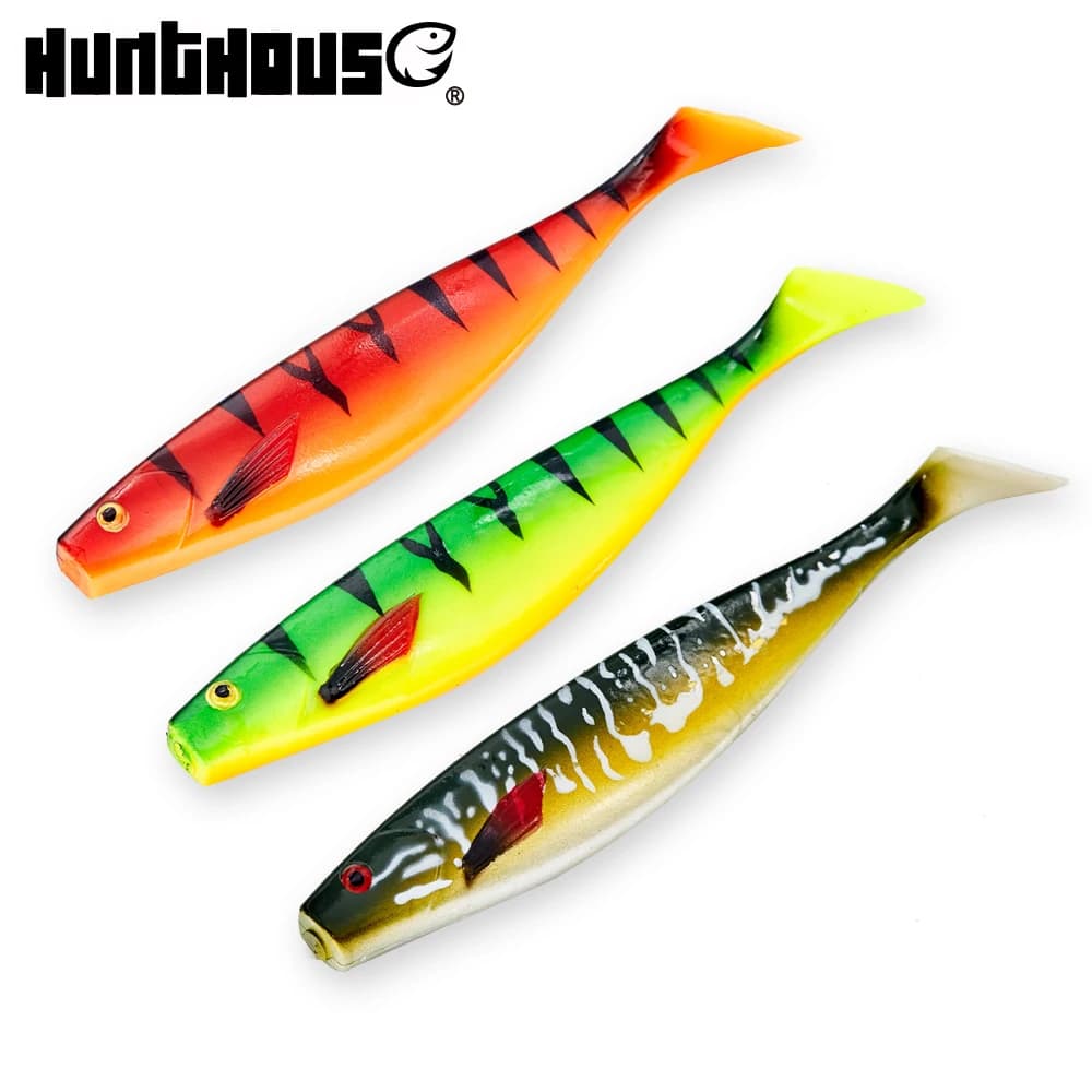 Hunthouse Fox Rage Pro Shad Natürlicher Angel-Weichköder 120 mm/150 mm/180 mm Berserk-Silikonköder Großer Köder für Hecht Leurre Souple