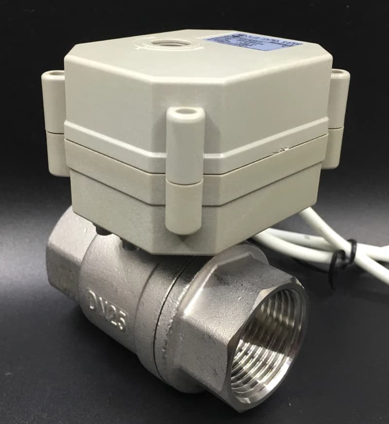 Messing/Edelstahl 1'' Proportional Ventil 0-10V 4-20mA 0-5V 2 Weg DN25 Spannung DC12V DC24V Für Wasser Regelsteuer