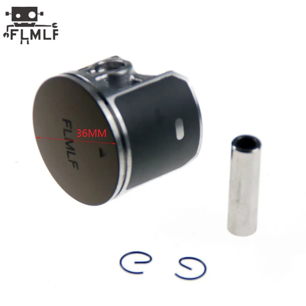 FLMLF 36 mm hochwertiger, leichter 29CC 30,5CC Motorkolbensatz für 1/5 Hpi Rovan Km Baja Lois DBXL FG GoPed Redcat