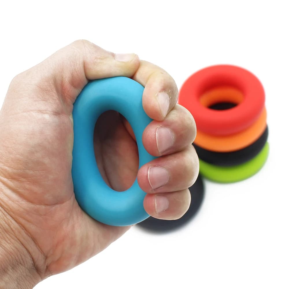 Hand Trainer Karpaltunnelsyndrom Expander Griff Finger Kraft Power Greifer Greifring Stress Relief Gym Heimübung Fitnessgeräte