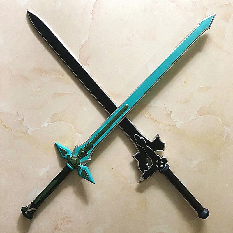 80cm Schwert Art Online Dark Repulser Kirito Kirigaya Schwert Kirigaya Kazuto cosplay prop Yuuki Asuna schwarz schwert cosplay prop werkzeug