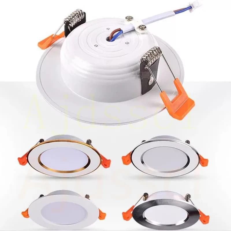 LED Down light 220V Spot drei Farben Dimmen 5W 7W 9W 12W 15W Einbau in LED-Decke Down light Licht kalt warm weiß Lampe
