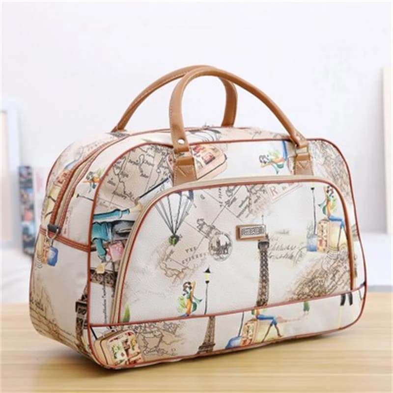 Heißer Verkauf PU Leder Frauen Reise Seesack für Männer Große Kapazität Wasserdichte Reisetasche Design Zipper Multifunktions Gepäck Tasche