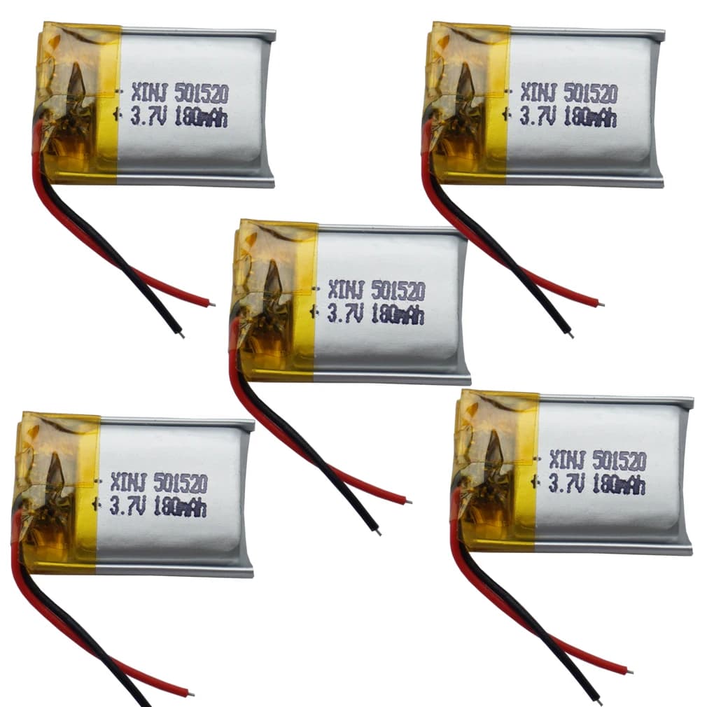 XINJ 3,7 V 180 mAh 501520   Polymer Li Lithium Batterie Lipo Zelle Für DIY MP3 MP4 Musik Player GPS Sat Nav Auto Kamera Smart Uhr