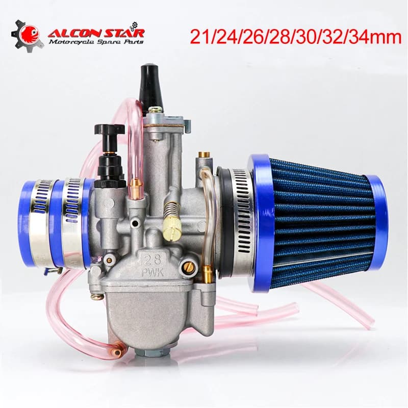 Alconstar-21 24 26 28 30 32 34 mm Keihin PWK Vergaser mit Luftfilter 2/4T Carb Fit Motorrad Motocross Dit Pit Bike Moped CB