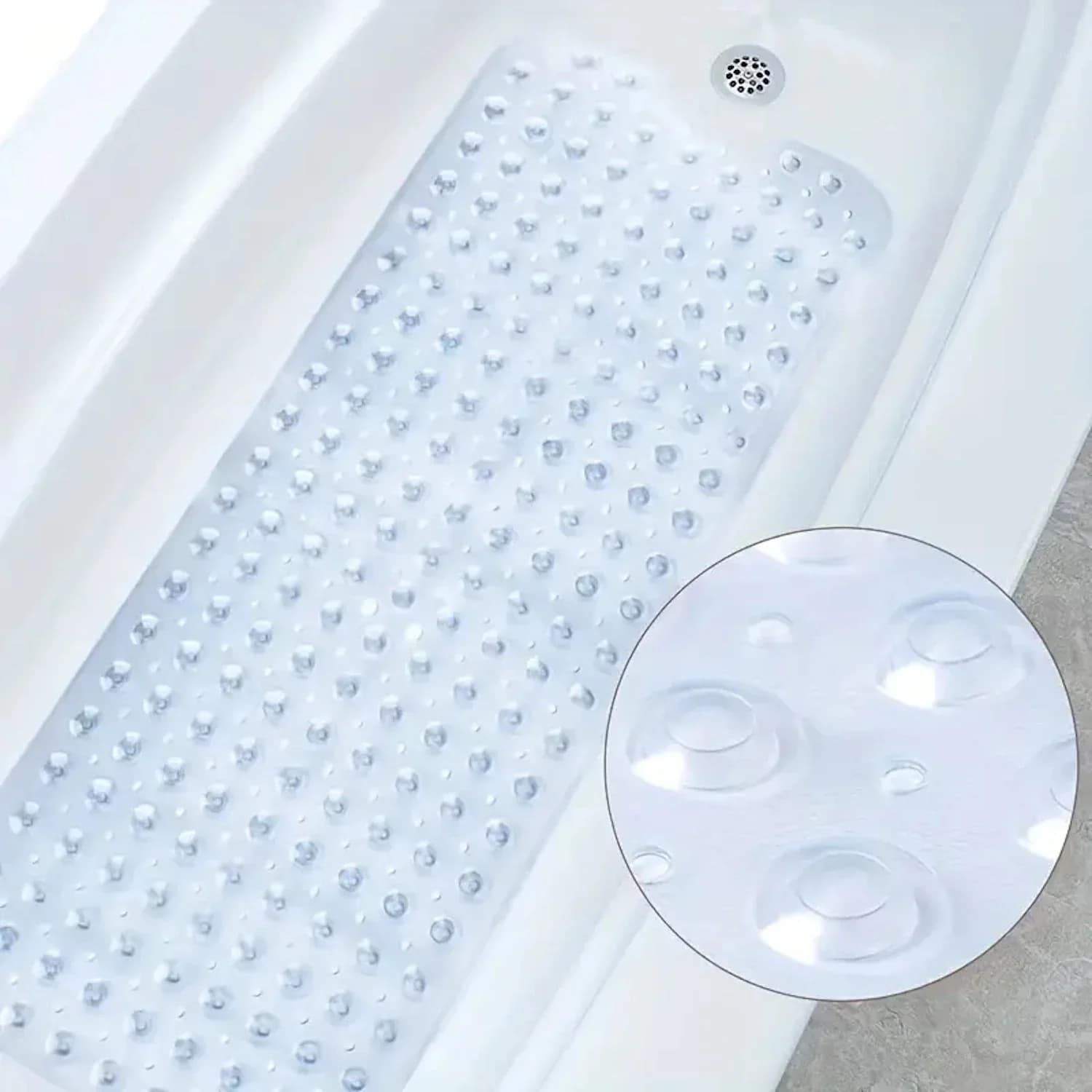 1 Stück Baby-Badematte für Badewanne für Kinder, rutschfeste Cartoon-Badewannen-Duschmatte, rutschfest, mit Abflusslöchern und Saugnäpfen, Turtle