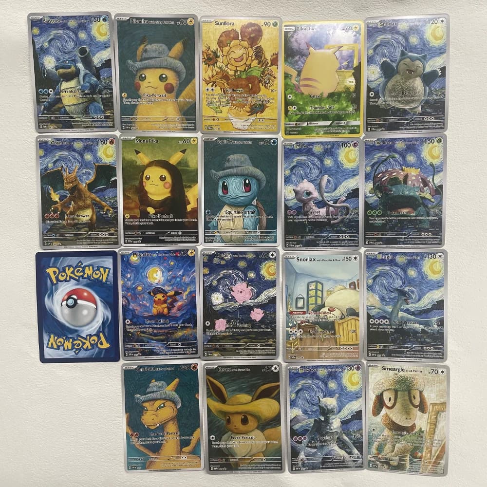 Cartoon Anime Pokemon Ptcg Self-Control Mewtwo Pikachu Sammeln Trading Signature Flash Karte Kind Geschenk 18 teile/satz Geschenk Karte Box