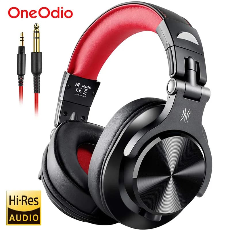 Oneodio A71 Wired Over Ear HiFi Kopfhörer mit Mikrofon Studio DJ Kopfhörer Professionelle Monitor Aufnahme Mischen Headset für Gaming
