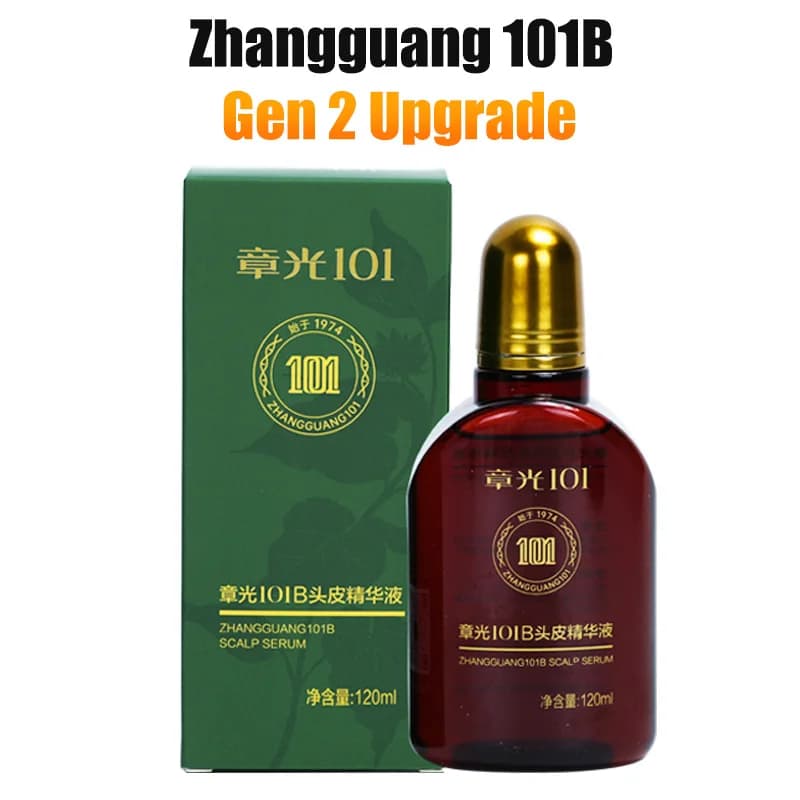 Zhang Guang 101B/101M Anti-Haarausfall-Shedding-Proof-Tonic 120 ml – Kräuterbehandlungsessenz, kontrolliert Öl, 100 % authentisch