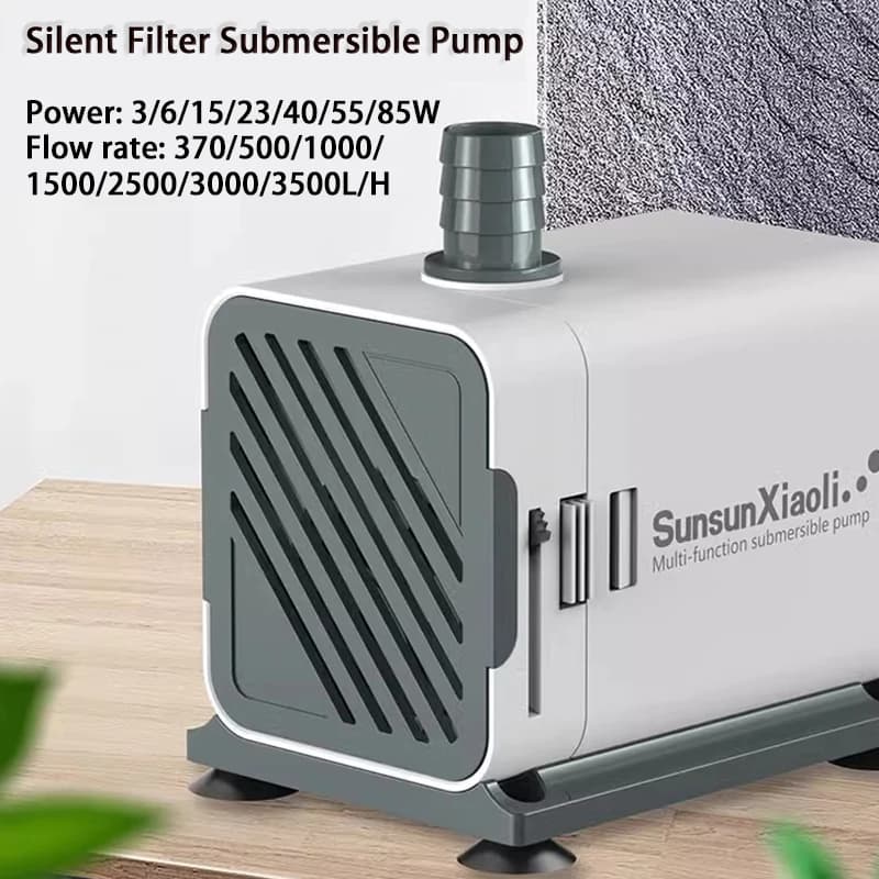 500-3500L/H Intelligente Fischteich Aquarium Wasserpumpe 220-240V 50Hz Ultra-Leise Aquarium brunnen Wasser Brunnen Pumpe Filter