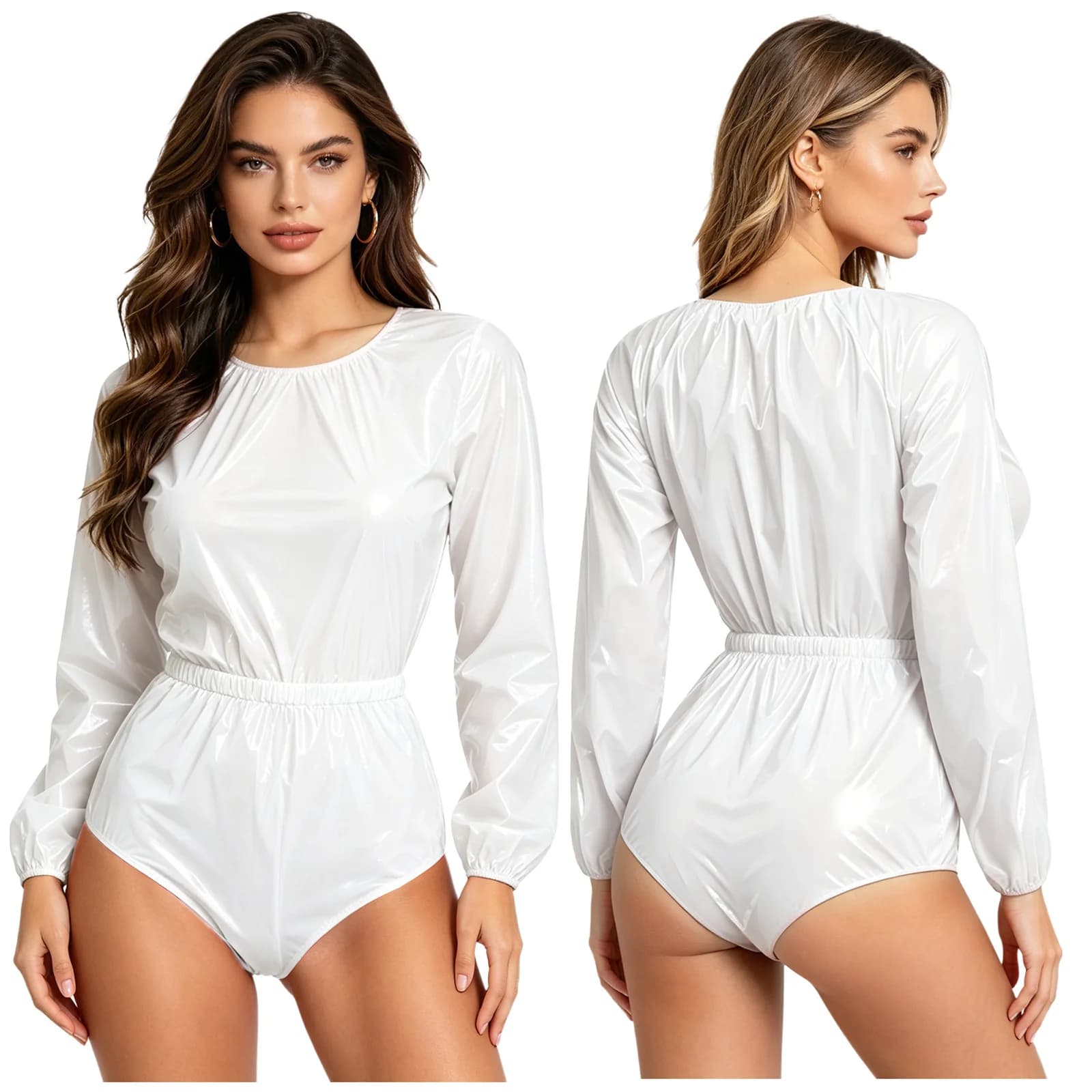 Wasserdichter Elastischer Bodysuit für Damen und Herren, Auslaufsicherer Windelüberzug, Bademode für Ältere und Bettlägerige, Spezielle