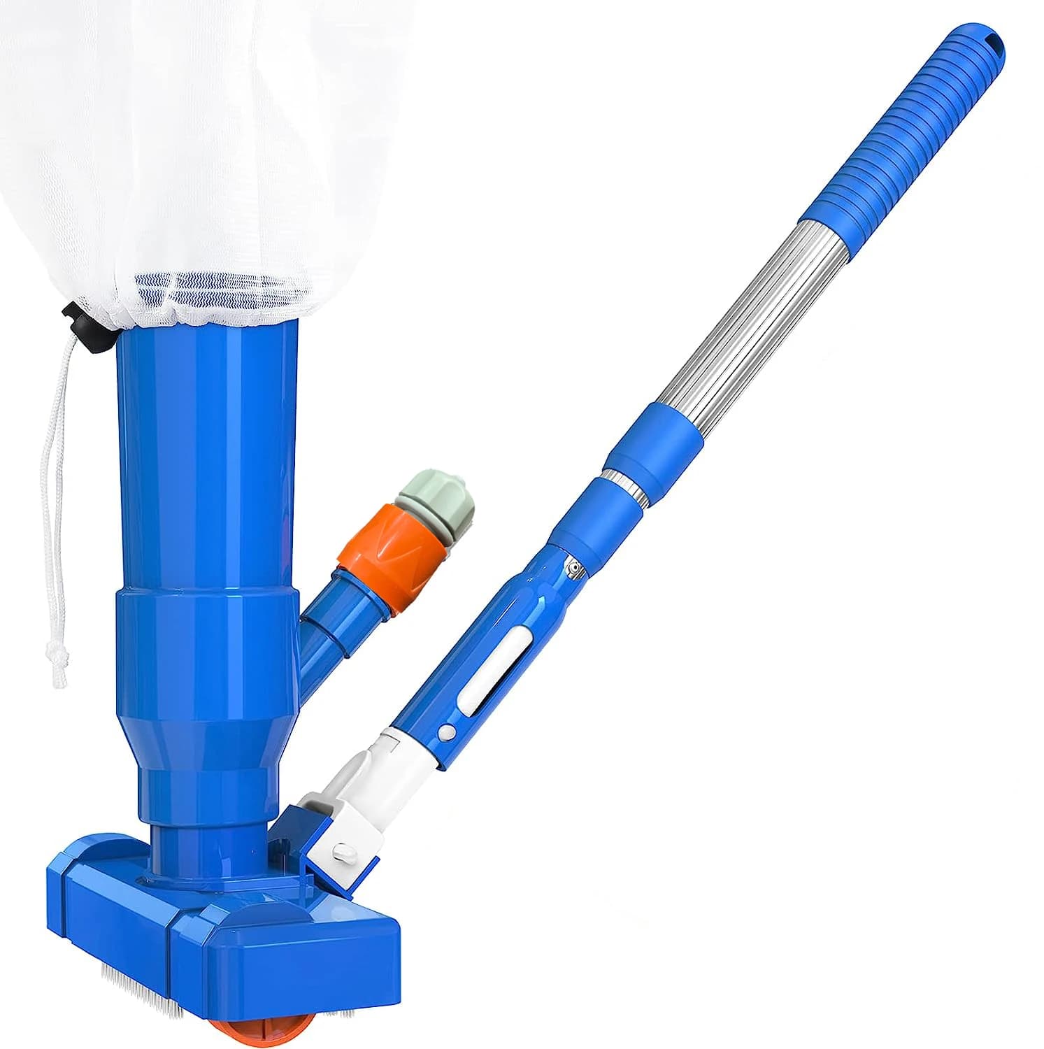 Upgrade 40" tragbarer Pool-Staubsauger, Pool-Unterwasser-Staubsauger mit Bürste