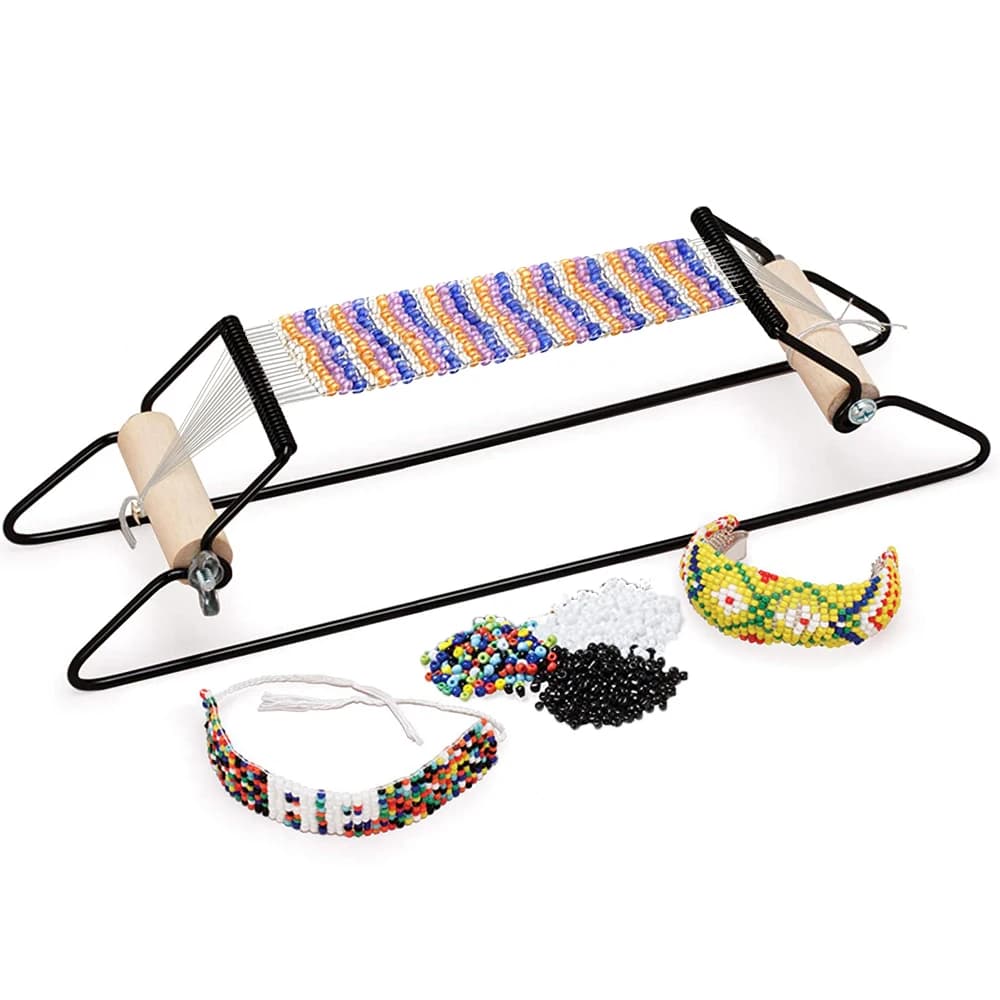 Metall Perle Weben Maschine Set Kreative Weben Perle Weben Maschine Armband DIY Handgemachte Weben Maschine Puzzle Kinder Geschenk