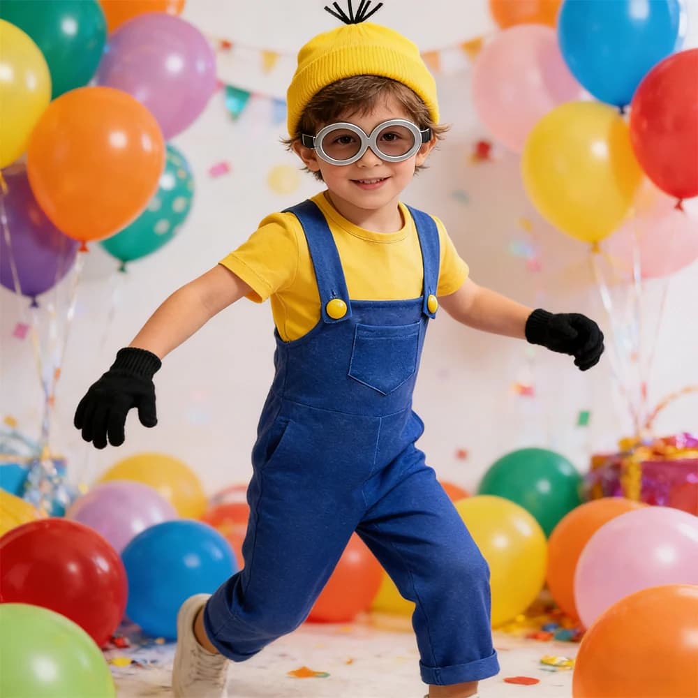 Kinder-Sommer-Sets Cosplay-Kleidung Träger-Set Geburtstagskostüme Bühnenauftritts-Kostüm Jungen Filmthemen-Partykleidung