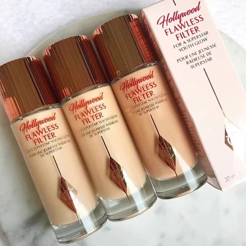 Charlotte Tilbury Flüssige Foundation Cushion Foundation Fixierspray Kompaktpuder Concealer Natürlich Feuchtigkeitsspendend Makelloses Make-up