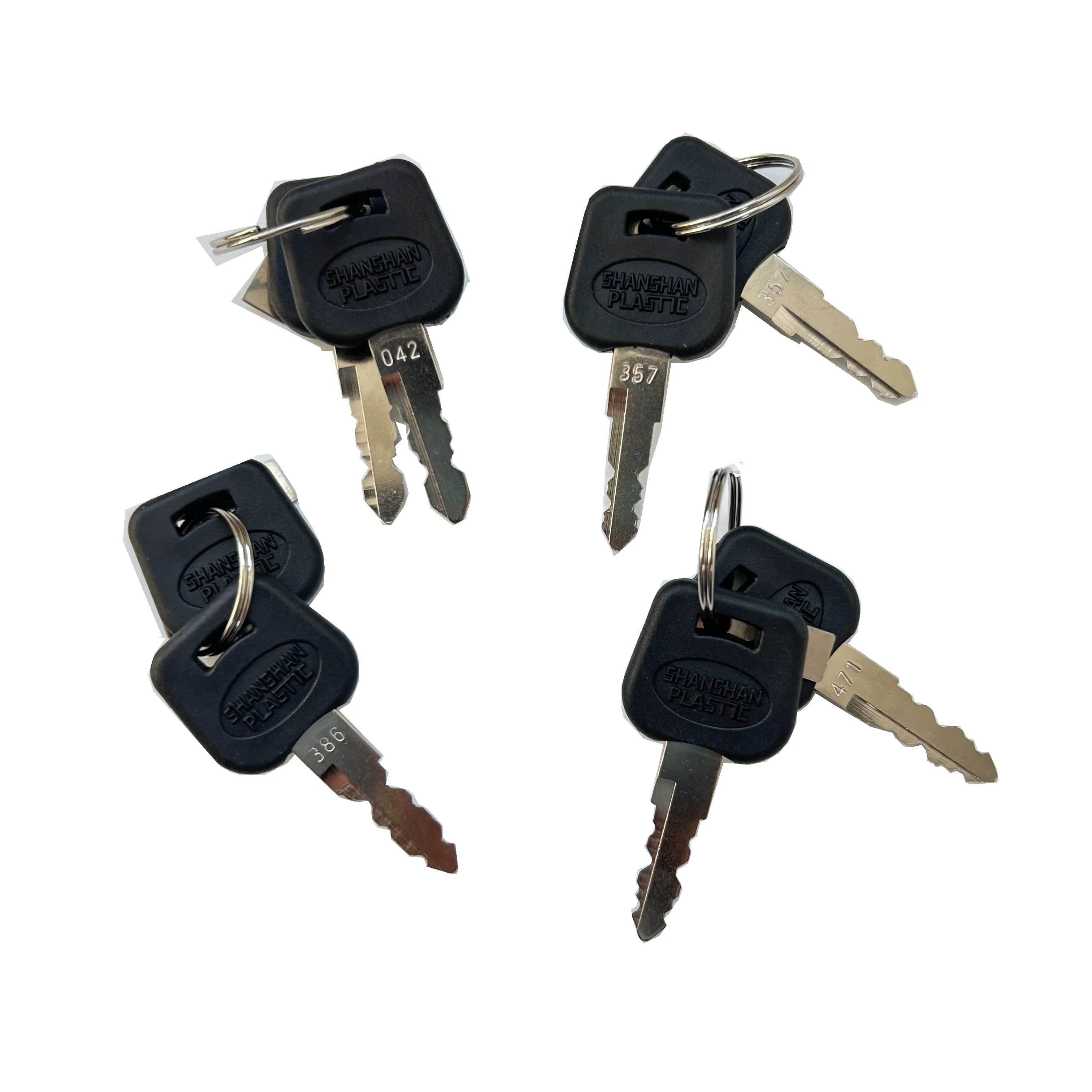 Hailong Batterieschlüssel-Duplikate, 2 Stück, ein Set, SHANSHAN und REENTION, Ersatzteil für Elektrofahrradschlüssel, 1-500 für Unterrohr