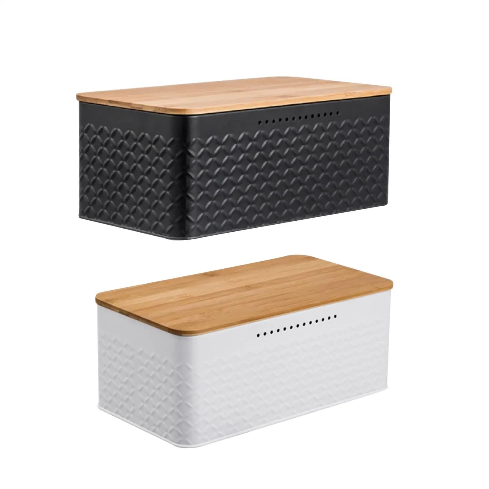 Eisen Brot Lagerung Bin Brot Halter Brot Organizer für Küche Zähler Bäckerei Hause