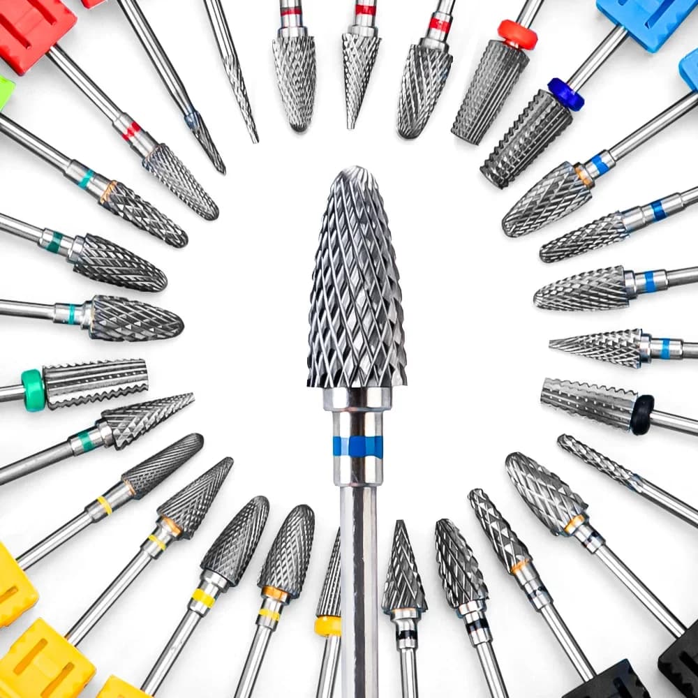 1 Stück Nagelbohrer, rotierender Fräser, Nagelschneider-Bits, elektrische Bohrmaschine für Maniküre- und Pediküre-Werkzeuge