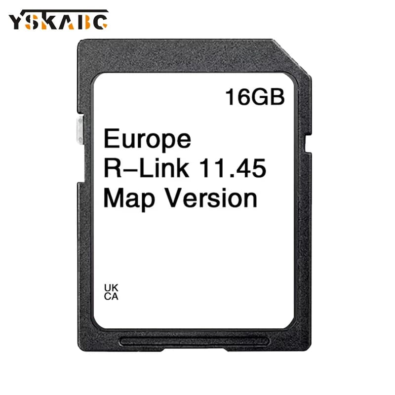 R-Link 11.45 für Renault Auto SD-Karte Neueste Aktualisierung GPS-Kartenversion Daten Straßenzubehör Geeignet für Navigation Europa-Bereich
