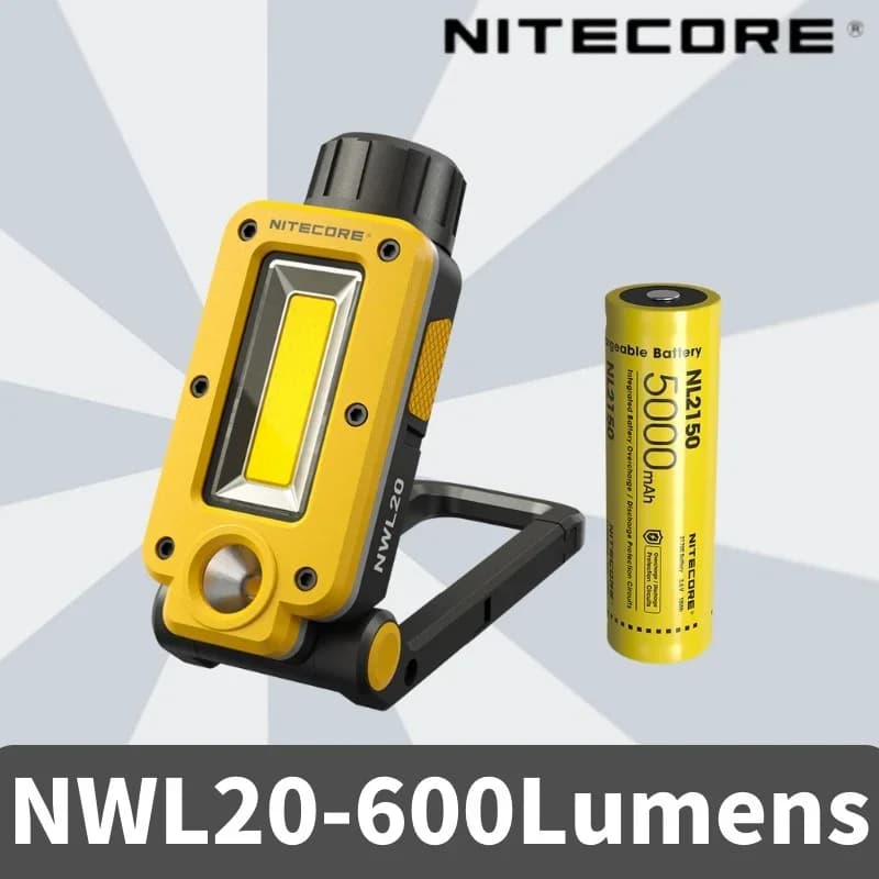 NITECORE NWL20 600 Lumen Wiederaufladbare Arbeitsleuchte
