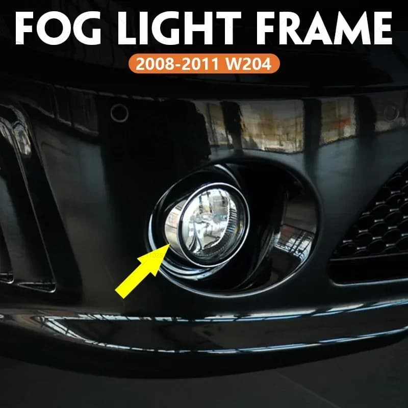 Für 2008–2011 W204 Mercedes Benz C63 AMG Frontstoßstange Nebelscheinwerfer Rahmen Ring Zierabdeckung 2048851774 2048851874