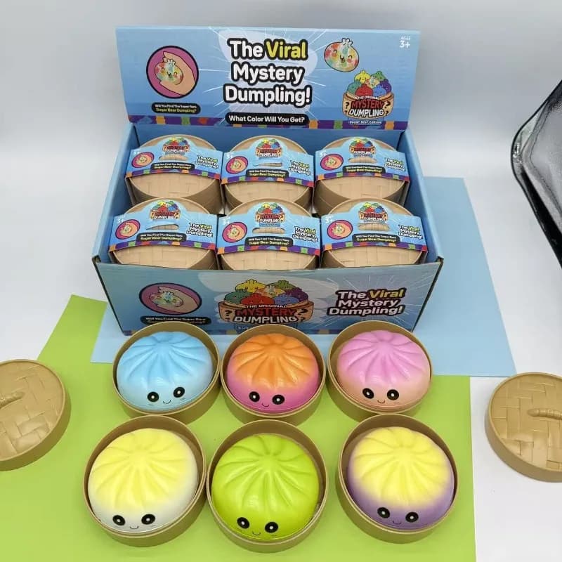 Baozi Cross-Border Entspannungsspielzeug, Explosives Stressabbau-Produkt, Knautsch-Musikgeschenke, Blind Box Brötchen, Dekompressionsspielzeug