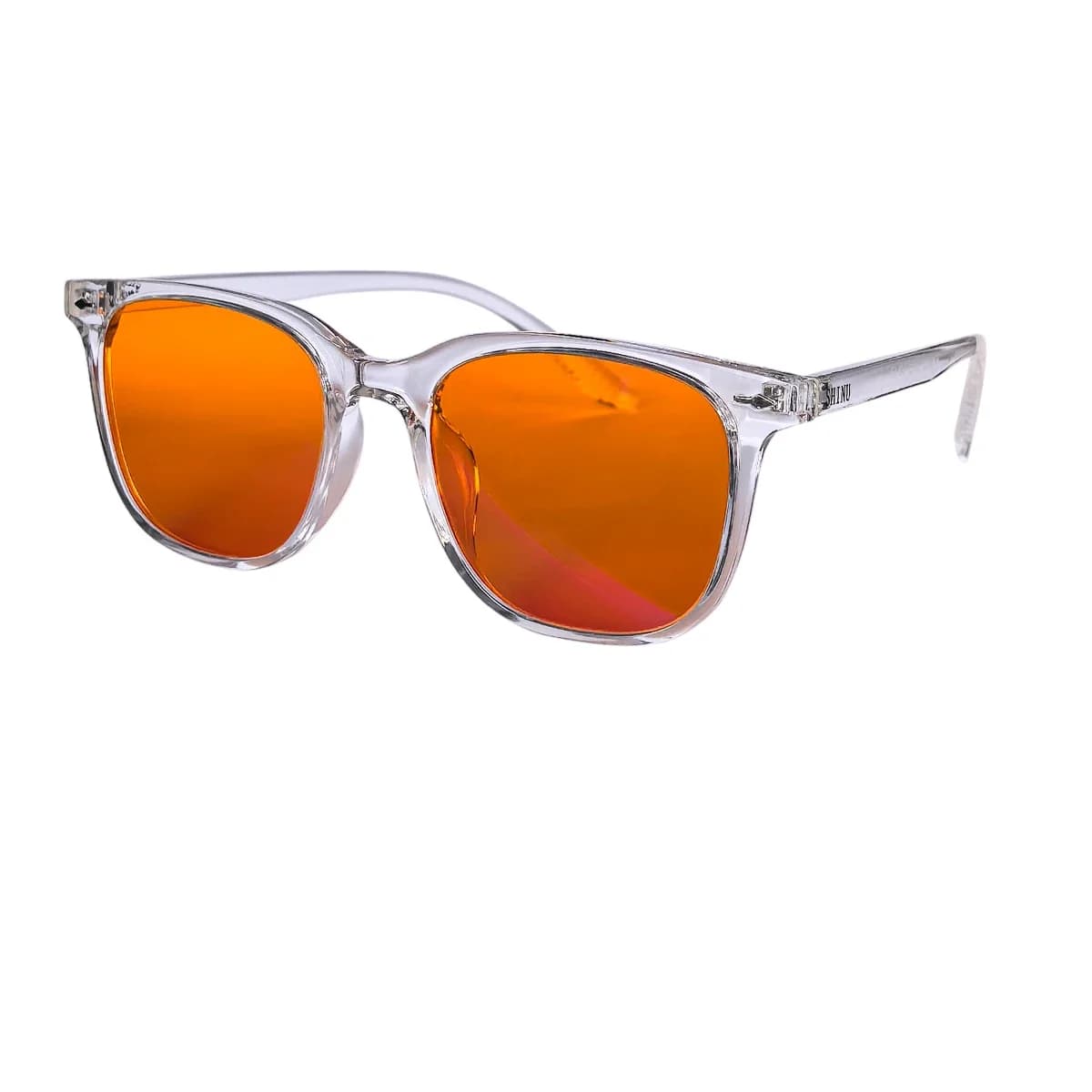 Shinu Blue Light Blocking Computer Brille rote Linse für besseren Schlaf orange Linse für lange Zeit Gaming Rest Brille für Männer Frauen