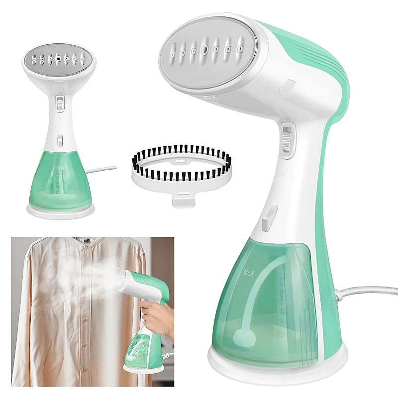 BRIEFNESS 2000 W Handdampfer für Kleidung, 30 Sekunden Aufheizen, tragbarer Faltenentferner für Kleidungsstücke, Reisen/Heimgebrauch, schnelles