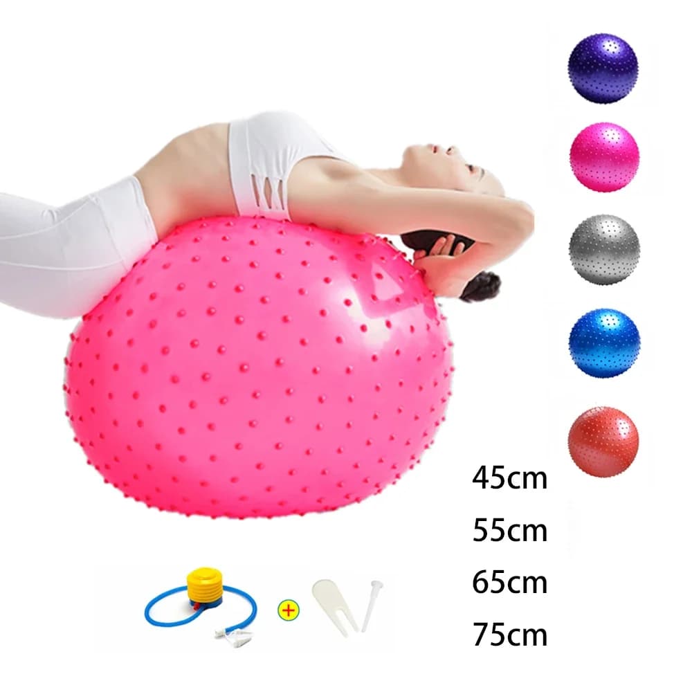 PVC Fitness Bälle Yoga Ball Verdickt Explosionsgeschützte Übung Home Gym Pilates Ausrüstung Balance Ball 45 cm/55 cm/65 cm/75 cm