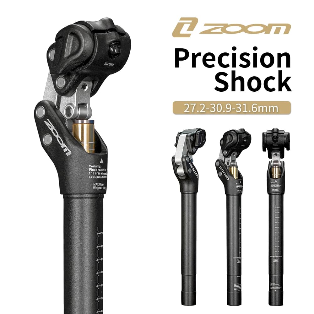 ZOOM 4-Bar Link Suspen sionSeatpost 27,2/30,9/31,6 mm 350 mm MTB XC Off-Road-Bike Stoßdämpfer-Sitzrohr mit vier Gliedern