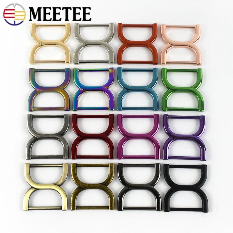 10 Stück 25 mm Metallring-Schnallen für Riementasche, Kettenschließe, Gurtband, Gürtelhaken, Kleidungsstück, Mantelschlaufe, Knopf,