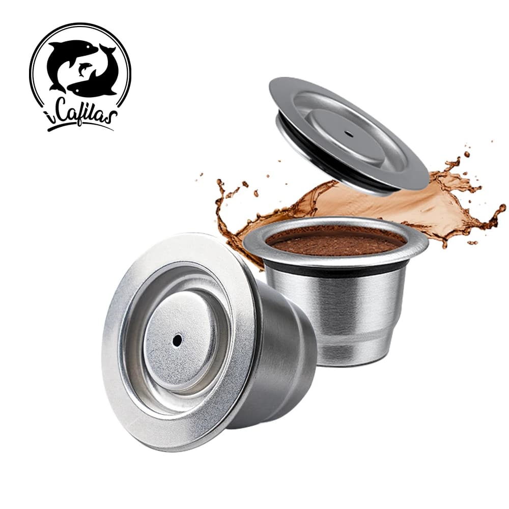 Kaffeekapsel wiederverwendbare Pods für Nespresso Edelstahl-Kaffeefilter Espresso Crema Pod Hersteller neues Upgrade
