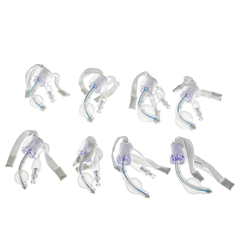 BamuCare 3er/5er-Pack Tracheostomie-Tuben aus medizinischem PVC, EO-sterilisiert, Einweg-Standard-Tracheostomie-Tuben mit Cuff